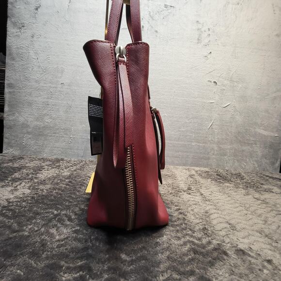 Marc By Marc Jacobs Tote Bag Womens One Size Red Canyon Leather Workwear - Picture 9 of 16